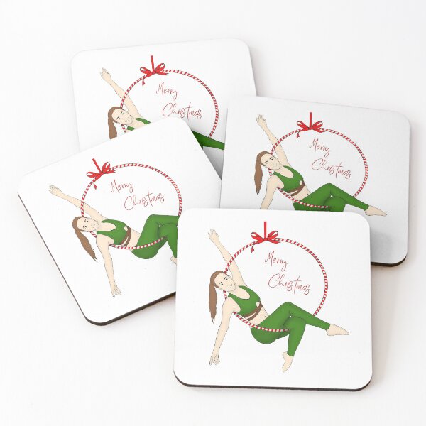 Artikelvorschau, Frohe Weihnachten Hoop Aerialist entworfen und verkauft von LittlePolina.
