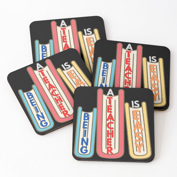 Item preview,  Being A Teacher Is Easy designed and sold by Vibing-Right.