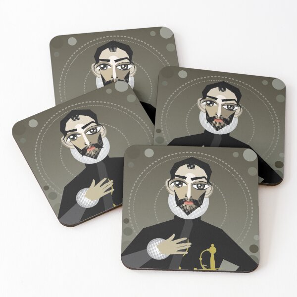 Item preview, "el caballero de la mano en el pecho" by el greco abstract version designed and sold by Raul-Raziel.