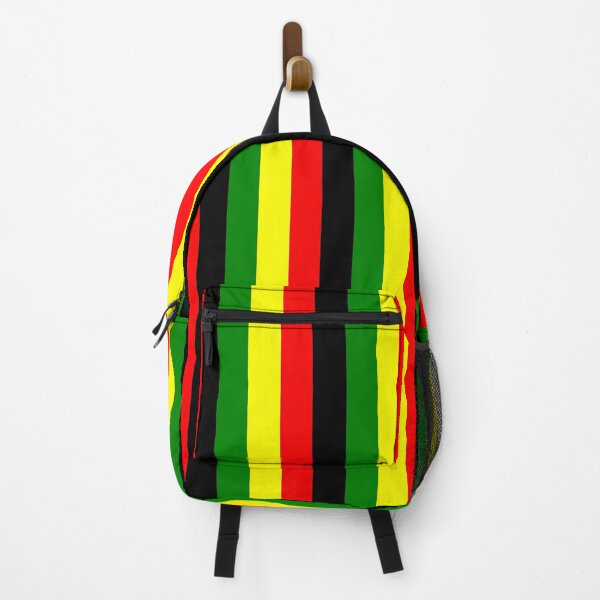 Item preview, Rasta Colors Red Green Gold Bright Colored Striped Pattern designed and sold by RastaColors.