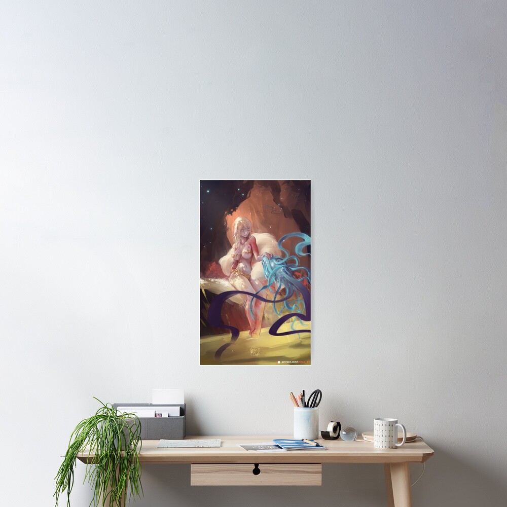 Eyri near the lake Poster