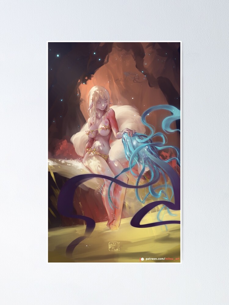 Alternate view of Eyri near the lake Poster