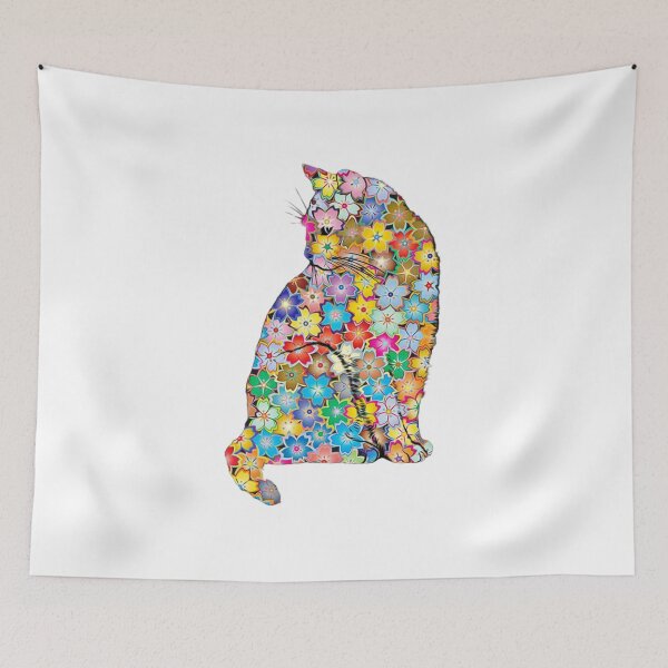 Item preview, Floral Cat designed and sold by Christoferos.