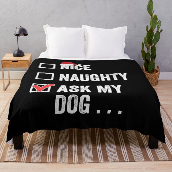 Item preview, Naughty Or Nice Matching Family Christmas Gifts With Dog designed and sold by VDKMerch.