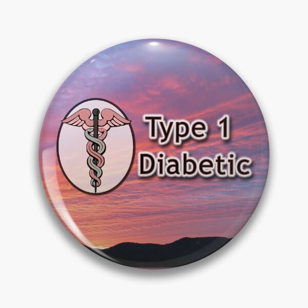 Item preview, Mountain Lake Sunset - Type 1 Diabetes designed and sold by cShoresal.