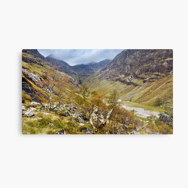 Scottish Autumnal Glen Metal Print