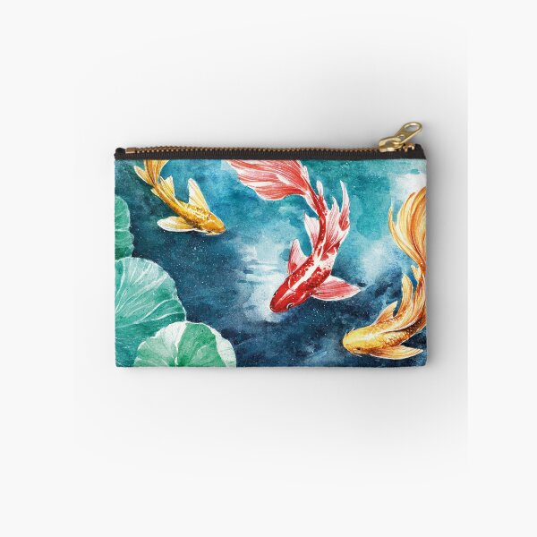 Item preview, Koi fishes and water lilies designed and sold by VictorineArt.