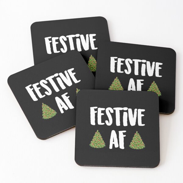 Item preview, Festive AF Merry Christmas Humor  designed and sold by Alaadin Bendali Braham.