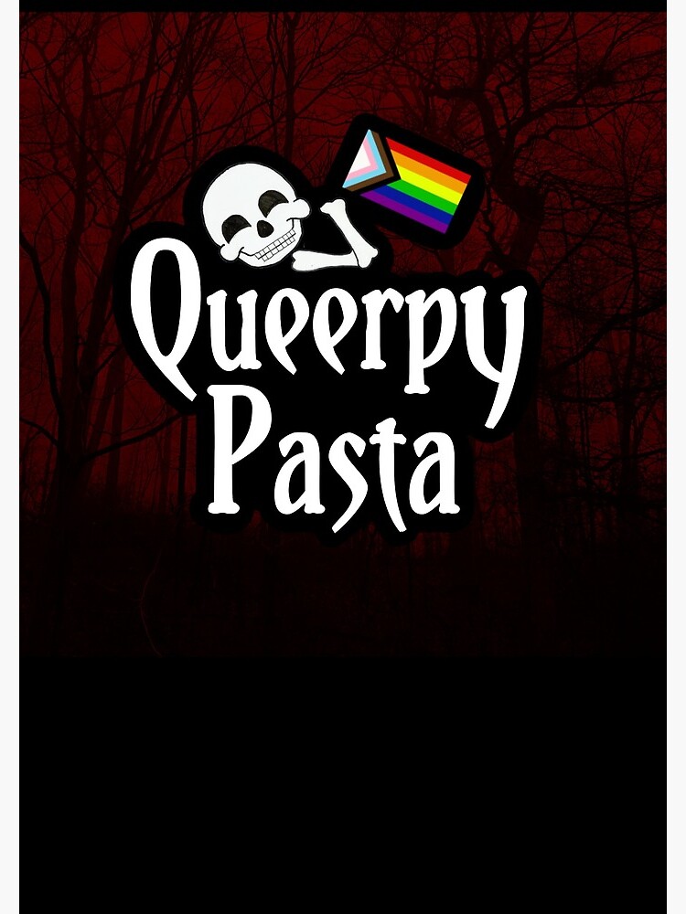 Thumbnail 3 of 3, Journal, Red Queerpypasta Logo designed and sold by Queerpypasta.