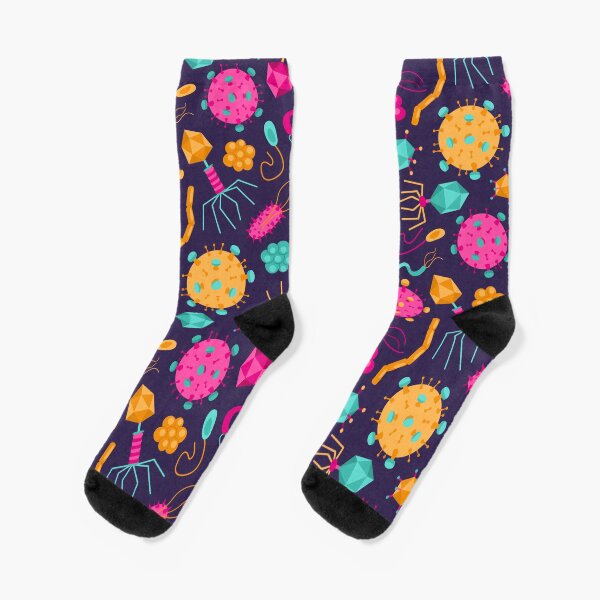 Viruses and Bacteria Socks