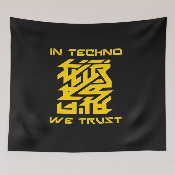 Item preview, In Techno We Trust | Party | Clubbing | EDM | Rave | Dance Party designed and sold by niceb00y.