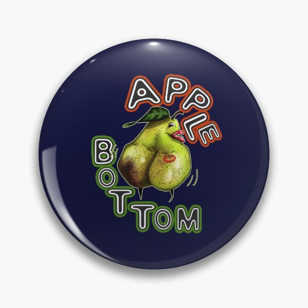 Item preview, Cartoon Big Booty Pear: Apple Bottom designed and sold by iduzarts.