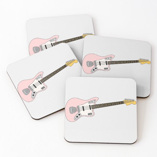Item preview, Vintage Jazz Guitar - Pink designed and sold by Joelski.