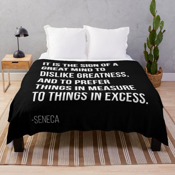 Item preview, Seneca Stoic Philosophy - Measure and Excess designed and sold by T UNIQUE.