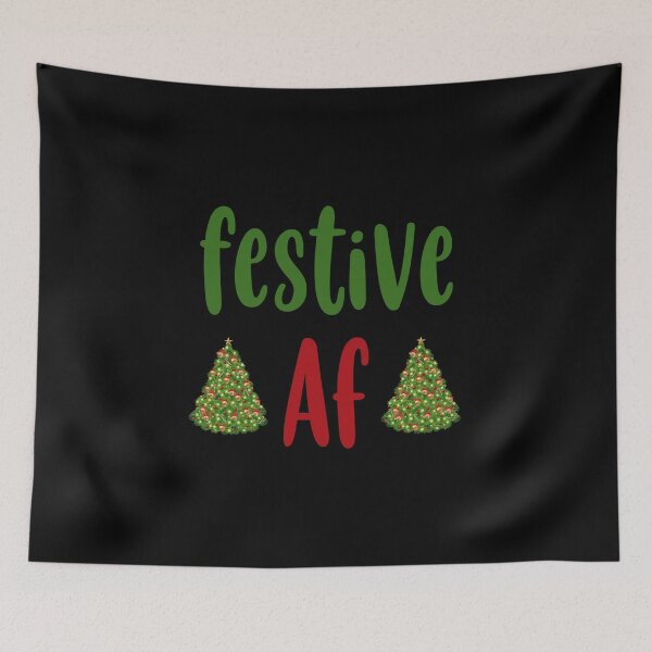 Item preview, Festive AF Merry Christmas Humor  designed and sold by Alaadin Bendali Braham.