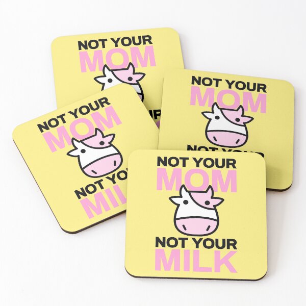 Item preview, Not Your Mom Not Your Milk - Vegan designed and sold by betterlifeisveg.
