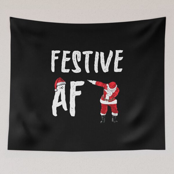 Item preview, Festive AF Merry Christmas Humor  designed and sold by Alaadin Bendali Braham.