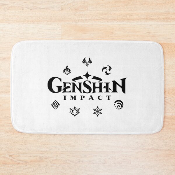 Item preview, Genshin Impact Elements (Black) designed and sold by Melinalemmens.