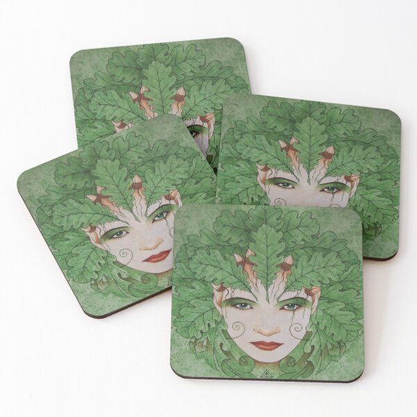 Item preview, Green Woman (full head-dress) designed and sold by Yuri Leitch.