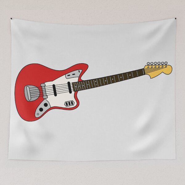 Item preview, Vintage Jazz Guitar - Red designed and sold by Joelski.