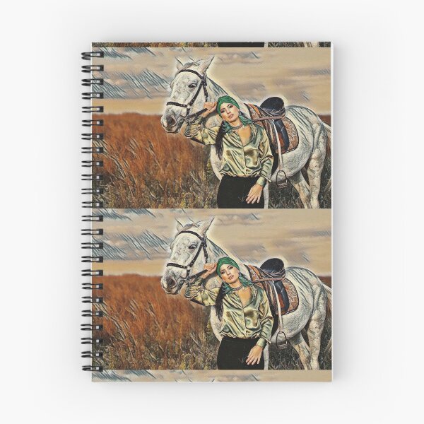 Artikelvorschau, Horse Girl - Weißes Pferd und Mädchen entworfen und verkauft von TheGallery69.