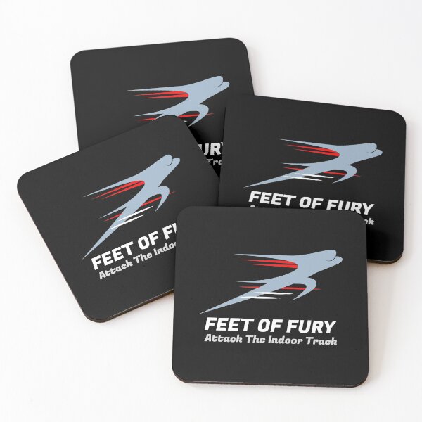 Item preview, Feet of Fury - Attack The Indoor Track designed and sold by CertifiedRunner.