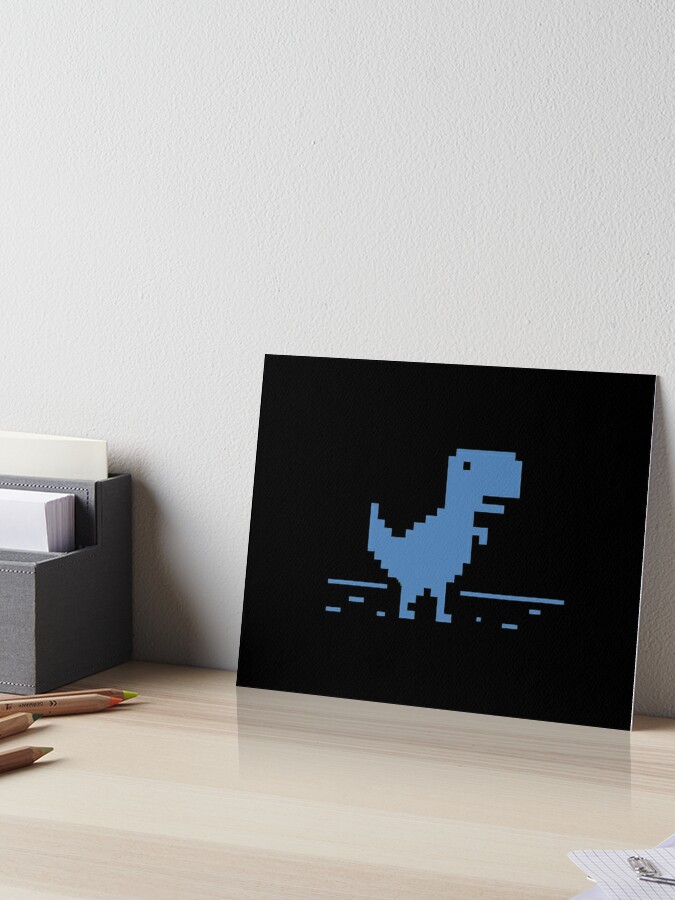 Google Offline Dinosaur Game Art Print for Sale by DannyAndCo