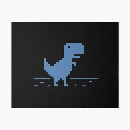 Google Offline Dinosaur Game Art Print for Sale by DannyAndCo