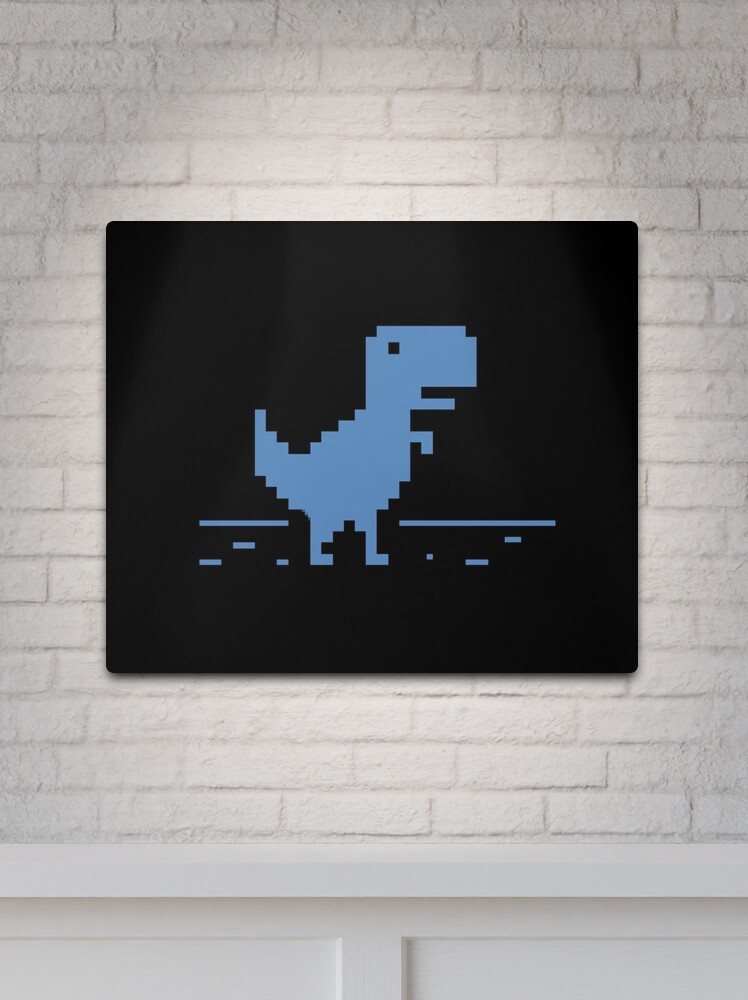 Google Offline Dinosaur Game Metal Print for Sale by DannyAndCo