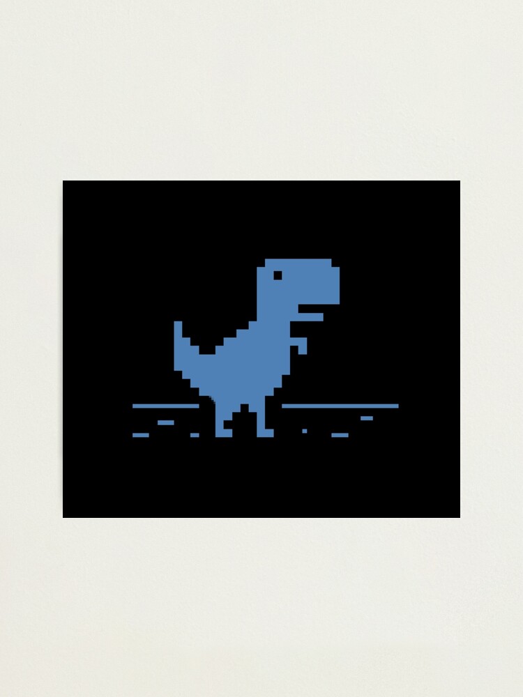 Google Offline Dinosaur Game | Photographic Print