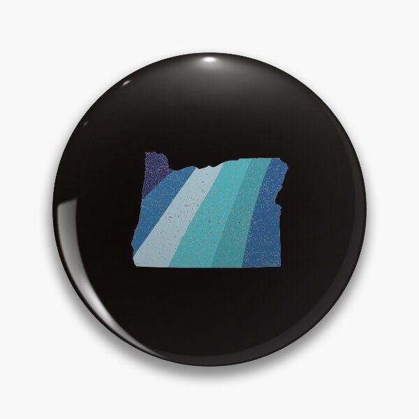 Item preview, Oregon State Vintage Blue Rainbow Stripes designed and sold by twicetrader.