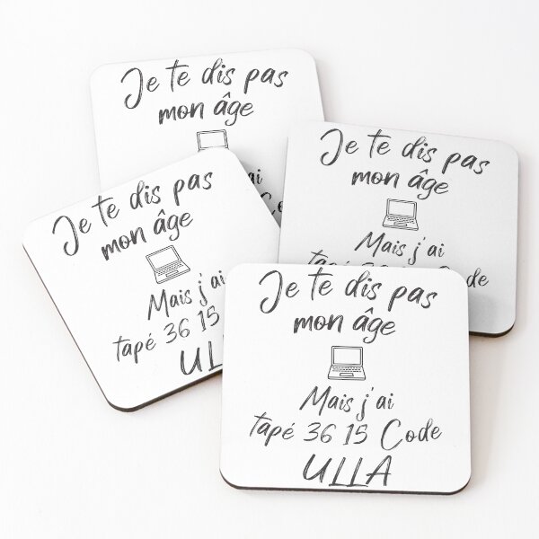 Aperçu de l'œuvre Je dis pas mon âge - 3615 code Ulla - Humour créée et vendue par rubislys.