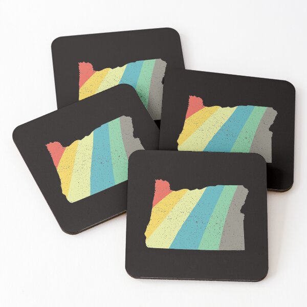 Artikelvorschau, Oregon State Vintage Retro Regenbogenstreifen entworfen und verkauft von twicetrader.