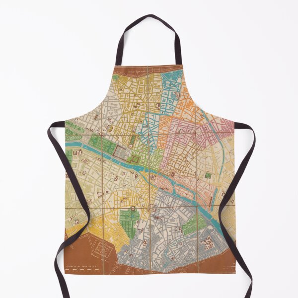 Item preview, Antique Old Paris Map (1840) - Ancienne Carte de Paris (1840) - by Bauerkeller designed and sold by Vintage-TM.