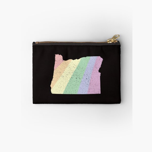 Item preview, Oregon State LGBT Pride pastel Rainbow Outline stripes designed and sold by twicetrader.
