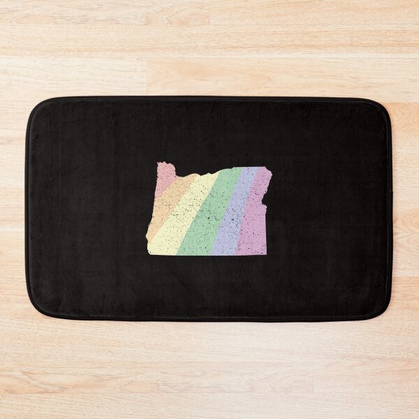Item preview, Oregon State LGBT Pride pastel Rainbow Outline stripes designed and sold by twicetrader.