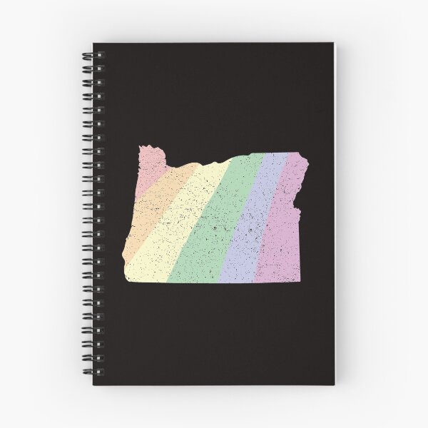 Item preview, Oregon State LGBT Pride pastel Rainbow Outline stripes designed and sold by twicetrader.