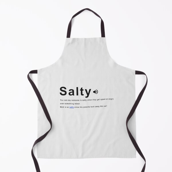 Item preview, Salty Meaning  , Funny Slang word Definition, Funny Word Definition, ribald, Slang Words meaning designed and sold by Obito-Designs.