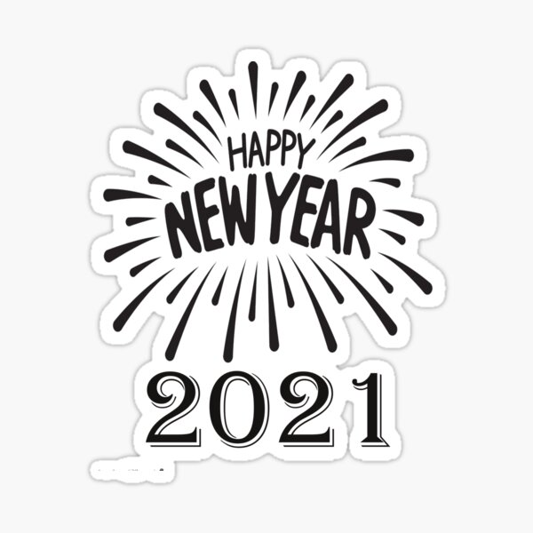 Item preview, Happy New Year 2021 designed and sold by ZACK DESIGN.