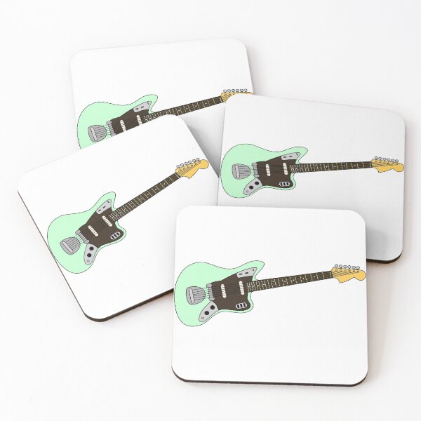 Item preview, Vintage Jazz Guitar - Green designed and sold by Joelski.