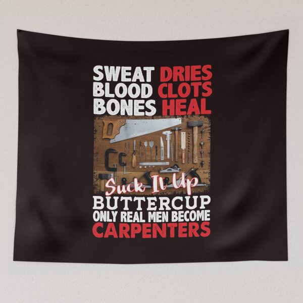 Item preview, Only Real Men Become Carpenter designed and sold by trendsshop.