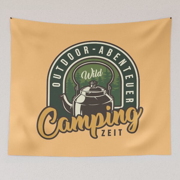 Item preview, Outdoor Adventure Camping Time | German hiking designed and sold by Ainbowz-Artwork.