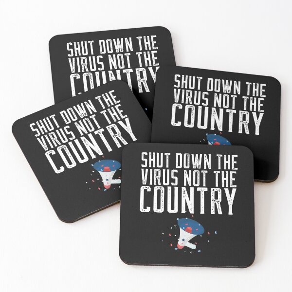 Item preview, Shut Down The Virus Not The Country designed and sold by Jajulile.
