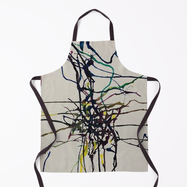 Item preview, colorful abstract ink design designed and sold by Keraboutart.