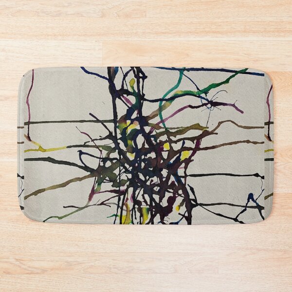 Item preview, colorful abstract ink design designed and sold by Keraboutart.