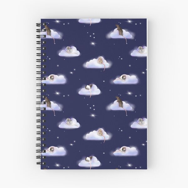 Item preview, Rats on clouds (Navy blue) designed and sold by Doodle-Pip.