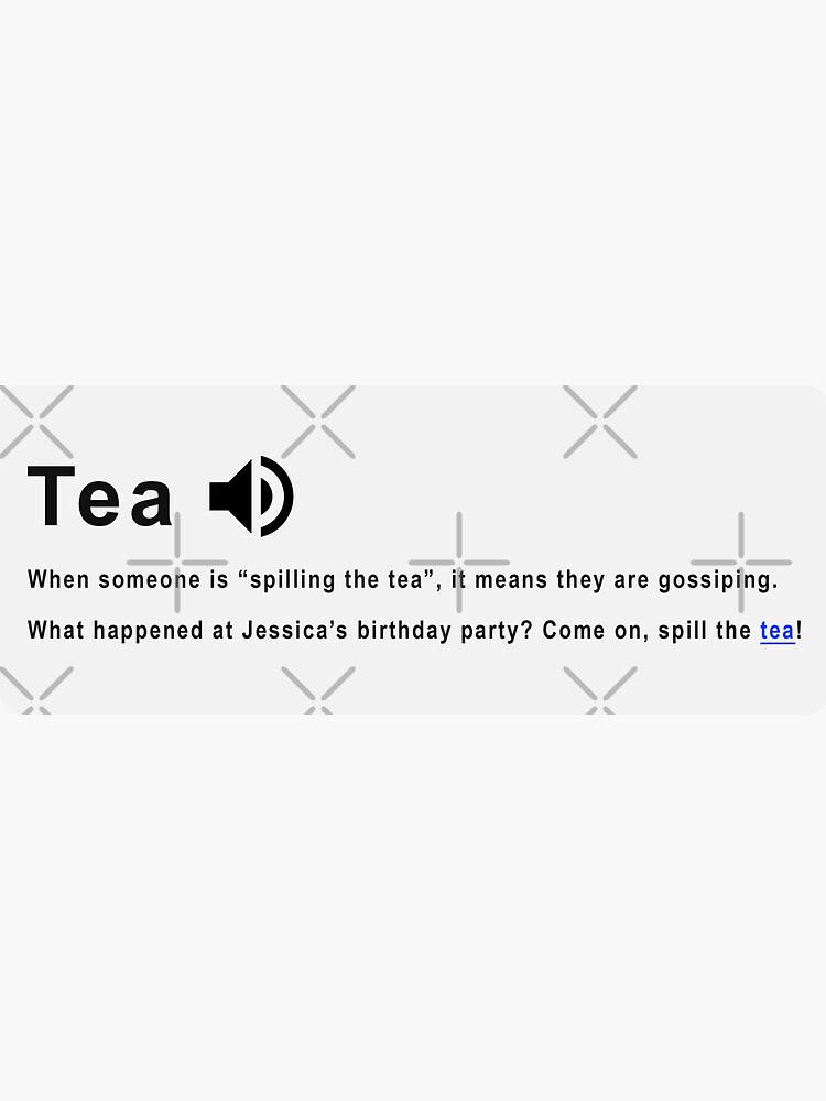 "Tea Meaning , Funny Slang word Definition, Funny Word Definition