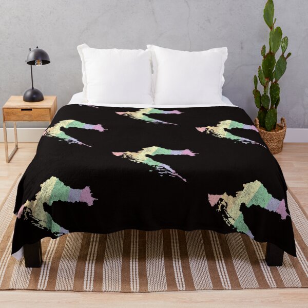 Item preview, Croatia map LGBT Pride pastel Rainbow Country Outline stripes designed and sold by twicetrader.