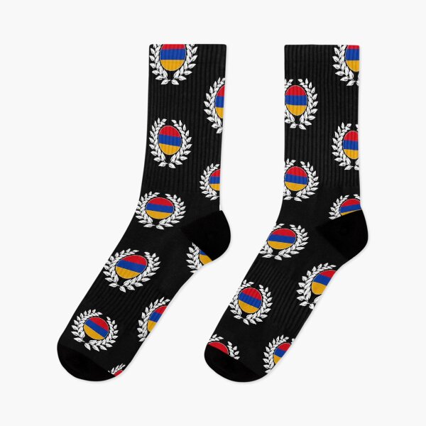 Item preview, Armenia armenian flag banner laurel wreath designed and sold by GeogDesigns.
