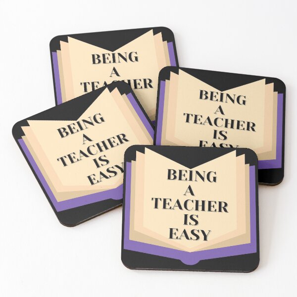 Item preview,  Being A Teacher Is Easy designed and sold by Vibing-Right.
